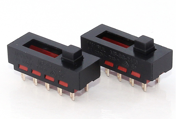 {四檔滑動(dòng)開(kāi)關(guān)MF-SS-2416 塑膠撥動(dòng)開(kāi)關(guān) width=